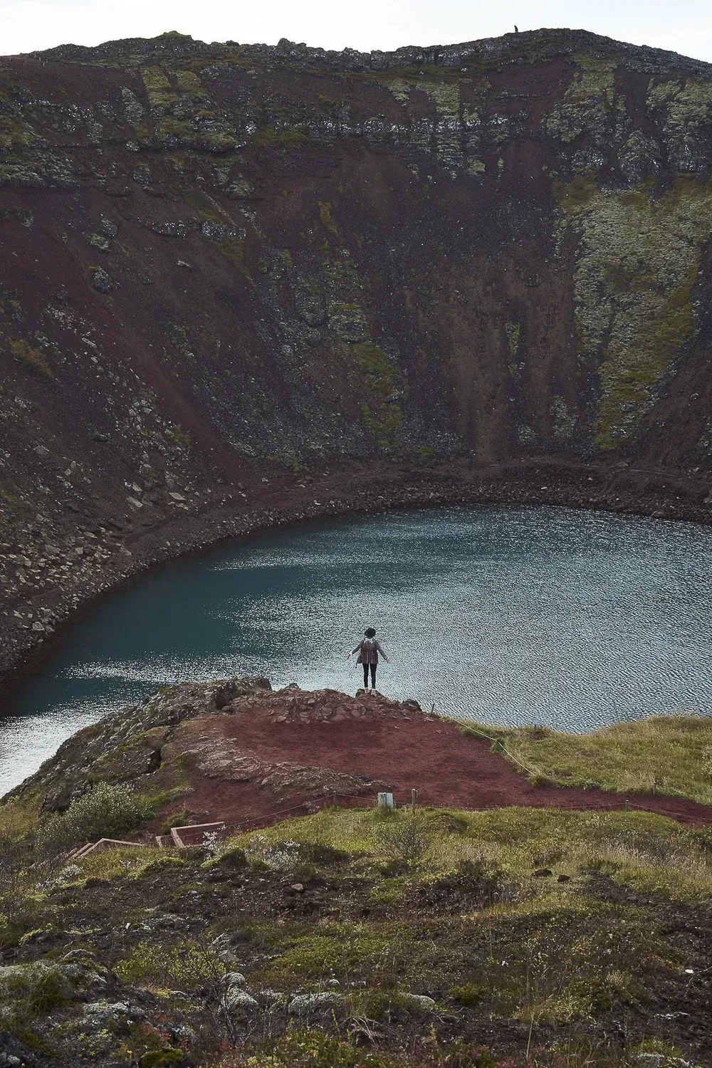Kerið crater on the Golden Circle route